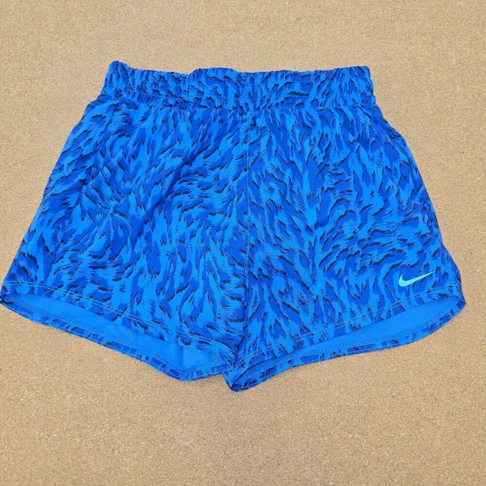 New Nike Kids Dri-FIT Girls Boys High Rise Shorts Youth Medium Lined Running C10